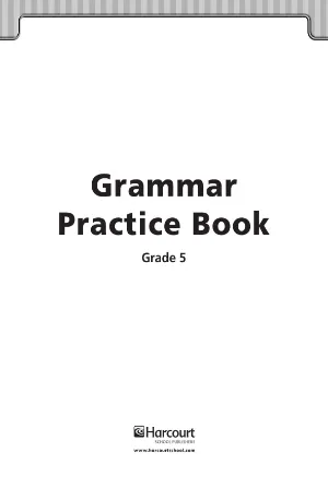 Grammar Practice Book - Unknown