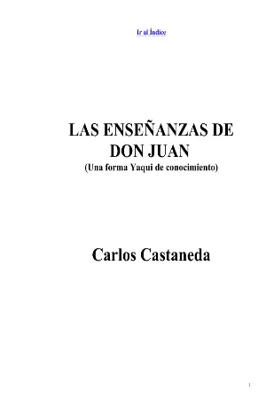 Las Enseñanzas de Don Juan - zbooks.in