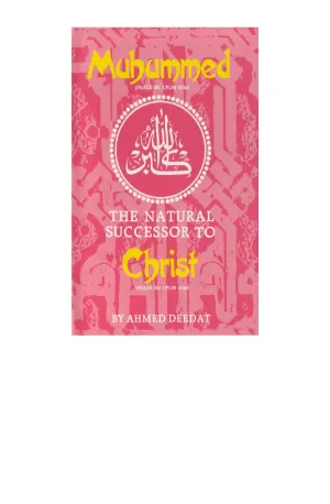 Muhammed The Natural Successor To Christ - zbooks.in