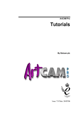 ArtCAM Pro Tutorials - www.zbooks.in