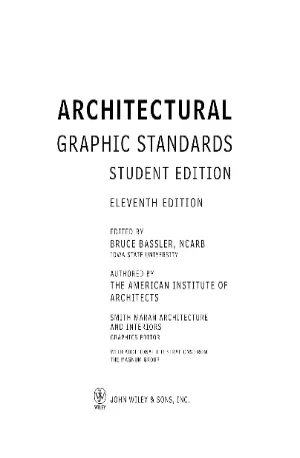 Architectural Graphic Standards - Bruce Bassler www.zbooks.in