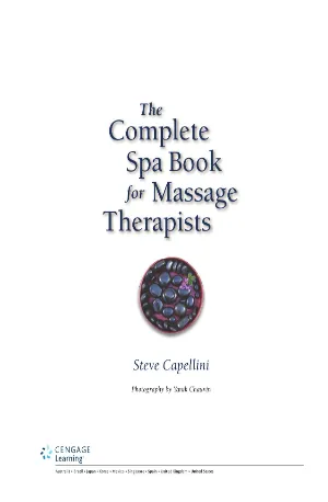 Complete Spa Book for Massage Therapists - premedia www.zbooks.in