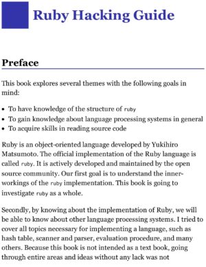 Ruby Hacking Guide - www.zbooks.in