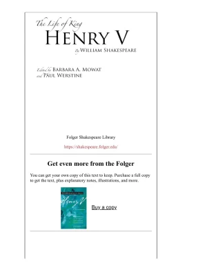 henry-v PDF The Life of Henry the Fifth - www.zbooks.in
